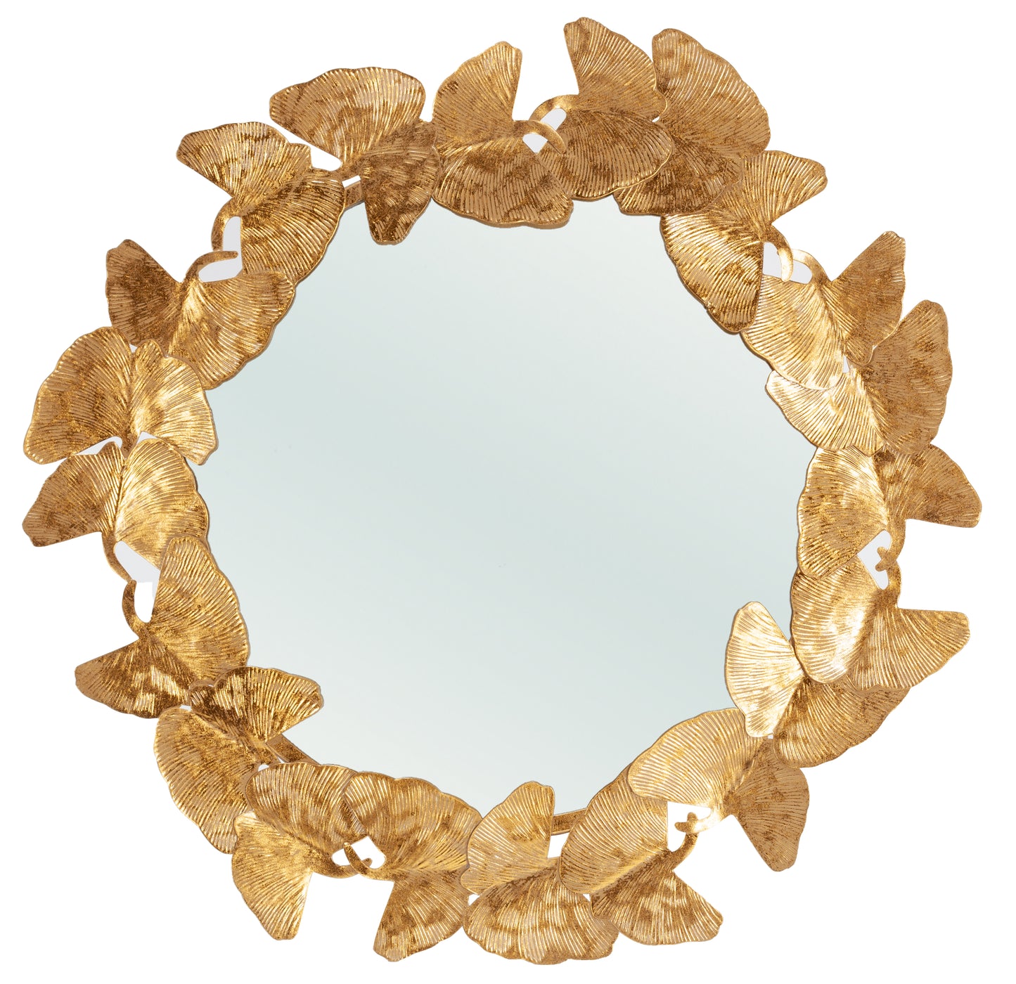 Ginko Leaf Wall Mirror
